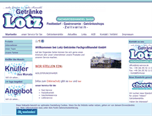 Tablet Screenshot of lotz-service.de